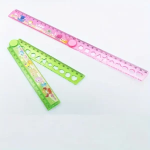 Righello Pieghevole In Plastica 30cm rosa