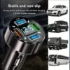 4aca90d52b043fa2d6a1e4b5c7a1358a Caricabatteria Rapido Da Auto Multifunzione A 4 Porte: Porte USB, Illuminato blu con voltimetro e tecnologia Quick Charge 3.0