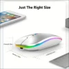 Mouse ergonomico dual wireless bluethoot e wi-fi per IPhone/Android/Tablet/Macbook/PC