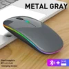 Mouse ergonomico dual wireless bluethoot e wi-fi per IPhone/Android/Tablet/Macbook/PC