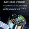 aca014485f6c8bd608734127891e7d6f Caricabatteria Rapido Da Auto Multifunzione A 4 Porte: Porte USB, Illuminato blu con voltimetro e tecnologia Quick Charge 3.0
