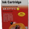 CLI-571XL Giallo CARTUCCIA CLI-571XL GIALLA CON CHIP COMPATIBILE PER CANON PIXMA MG5700 MG6800 MG7700 571YXL 10,8ML CON CHIP