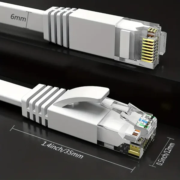 Cavo Ethernet Cat6 Da 3 metri Ad Alta Velocità Design Piatto