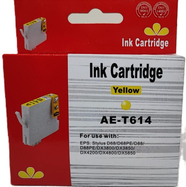 1715948576881 CARTUCCIA T0614 GIALLA COMPATIBILE PER EPSON Stylus D68D88DX 3800385042004800 CAPACITA 18ML