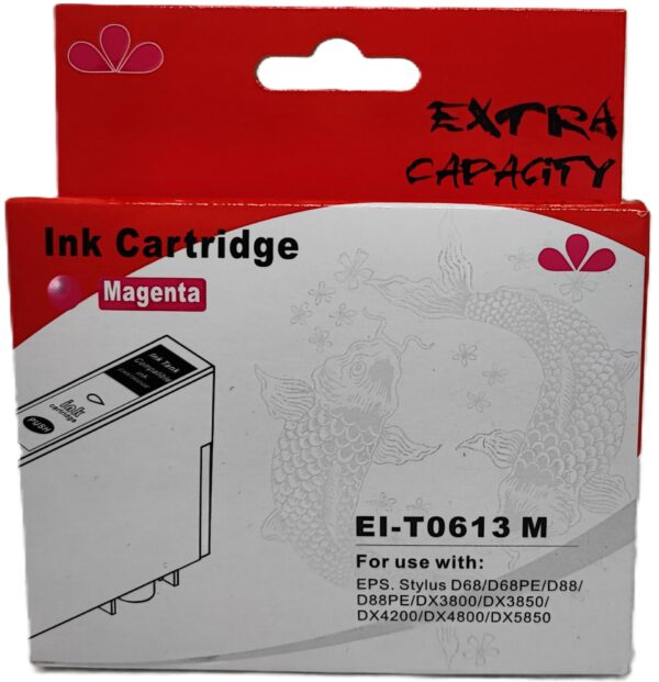 T0613 Magenta CARTUCCIA T0613 MAGENTA COMPATIBILE PER EPSON Stylus D68D88DX 3800385042004800 CAPACITA 18ML