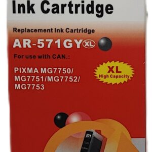CARTUCCIA CLI-571XL GRIGIA CON CHIP COMPATIBILE PER CANON PIXMA MG5700 MG6800 MG7700 571GYXL 10,8ML CON CHIP