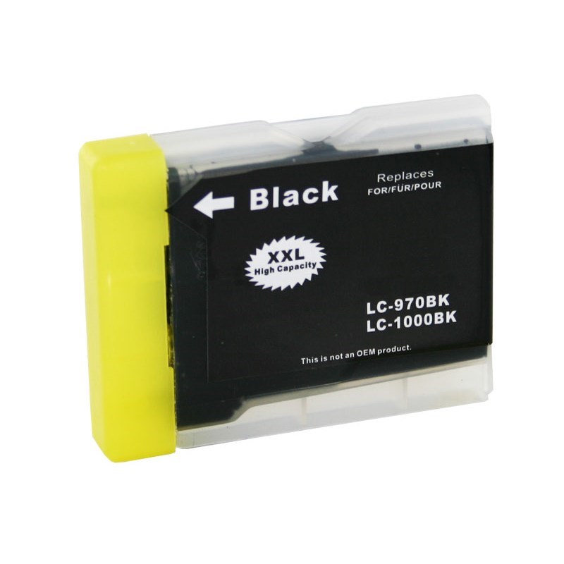 CARTUCCIA LC970BK LC1000BK XXL NERA COMPATIBILE PER BROTHER LC51Bk LC970BK LC1000BK