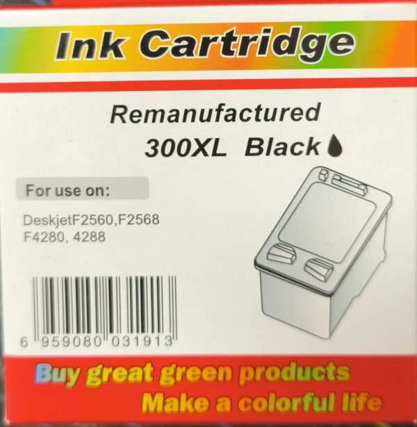 CARTUCCIA COMPATIBILE PER HP 300BK XL NERA PER HP D2560 F4210 F4224 F4272 F4280 CC641EE 300XL CARTUCCIA COMPATIBILE PER HP 300BK XL NERA PER HP D2560 F4210 F4224 F4272 F4280 CC641EE 300XL