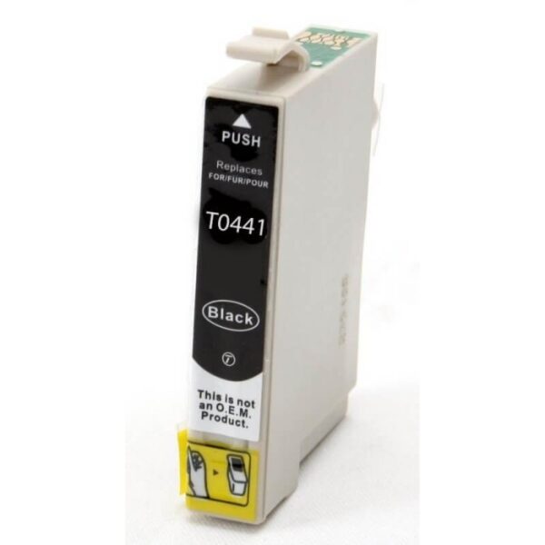 CARTUCCIA T0441 NERA COMPATIBILE PER EPSON Stylus C64,C64P,C66,C66P,C84,C84P,C86 CAPACITA 20ML