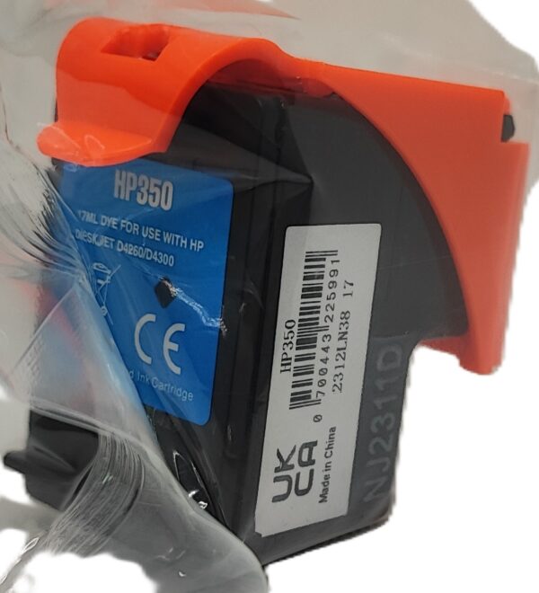 1717682663060 CARTUCCIA COMPATIBILE STANDARD HP 350 NERA PER HP Deskjet D4245 D4260 D4263 CB335EE CAPACITA 17ml
