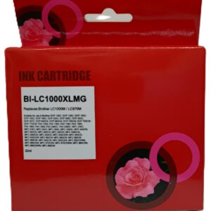 CARTUCCIA LC970XL LC1000XL MAGENTA COMPATIBILE PER BROTHER LC51 LC970 LC1000