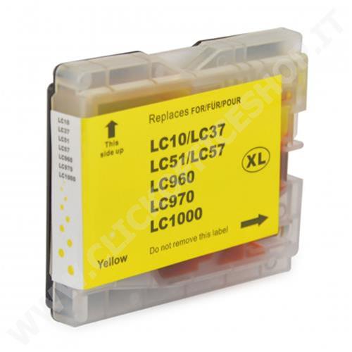 528359_3 CARTUCCIA LC970XL LC1000XL GIALLO COMPATIBILE PER BROTHER LC51 LC970 LC1000