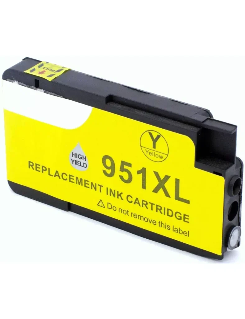 CARTUCCIA 951XL GIALLA COMPATIBILE PER HP PRO8100 PRO8600E PRO8600PLUS CN048AE 950Y CAPACITA 28ML