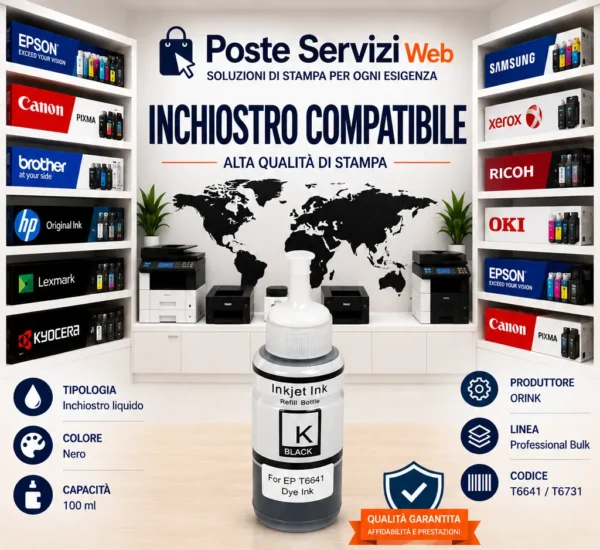 t6641_risultato Inchiostro Nero Compatibile Epson T6641 / T6731 100ml – ORINK Professional Bulk