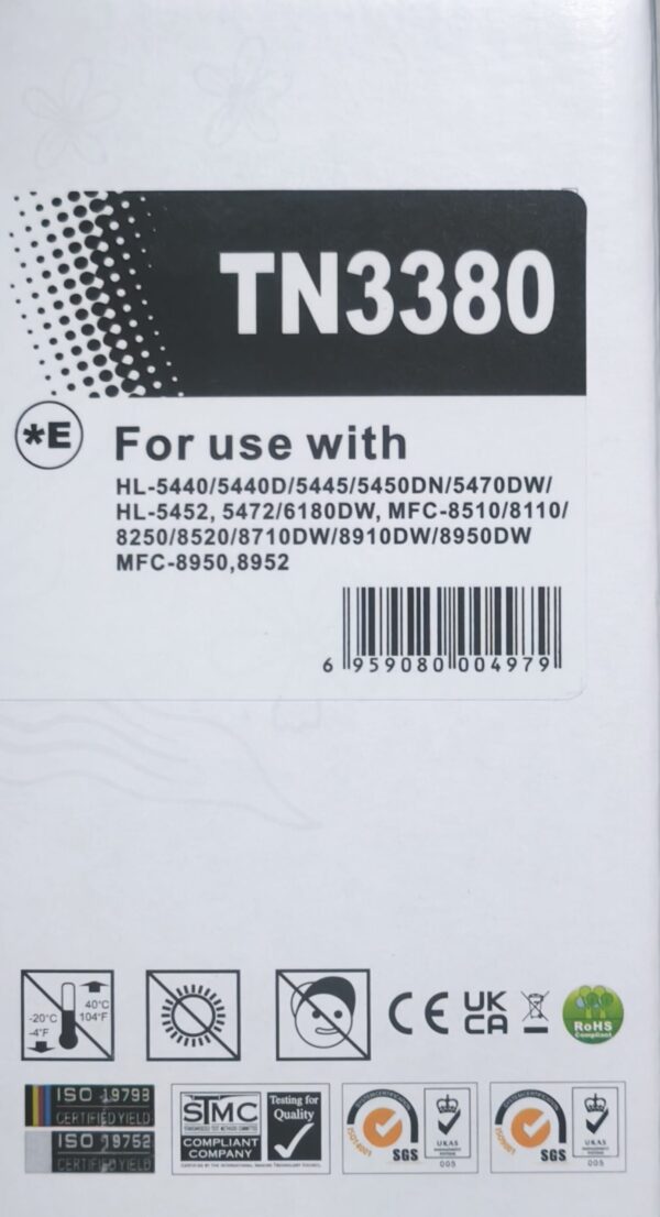 Toner Brother TN-3380 Compatibile Alta Capacità Toner Brother TN-3380 Compatibile Alta Capacità