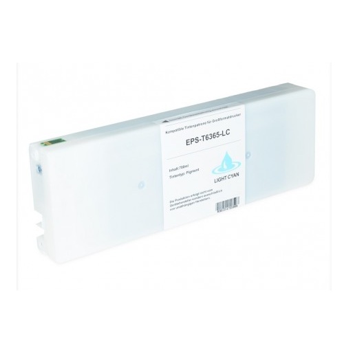 CARTUCCIA EPSON T6365 LIGHT CIANO COMPATIBILE PER EPSON 7890,7900,9890 C13T636500 CAPACITA 700ML PIGMENTATO -CON CHIP