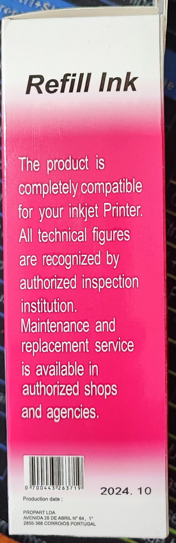 ECOTANK T104M INCHIOSTRO MAGENTA C13T00P340 COMPATIBILE PER ECOTANK ET-2710,2711,2720,2726,4700 CAPACITA 70ml