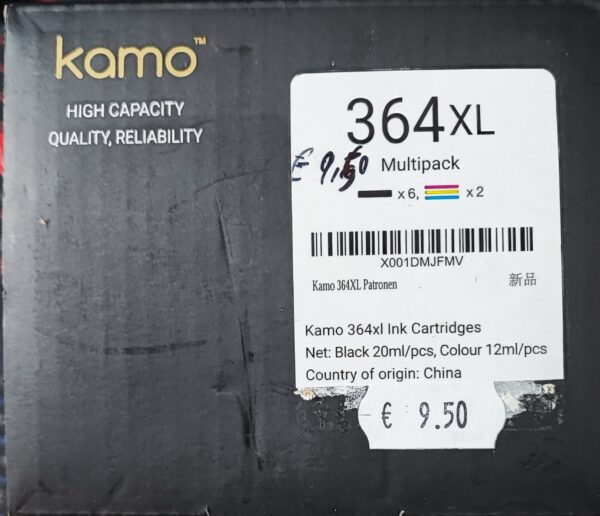 Kit 12 Cartucce Compatibili per HP serie N 364XL - 6 nere, 2 gialle, 2 ciano, 2 magenta Kit 12 Cartucce Compatibili per HP serie N 364XL - 6 nere, 2 gialle, 2 ciano, 2 magenta