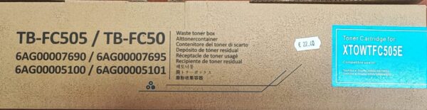 VASCHETTA TFC505E 6AG00007695 COMPATIBILE PER TOSHIBA E-STUDIO 2505AC,3005AC,3505AC,4505AC,5005AC WT-FC505E WASTE TONER