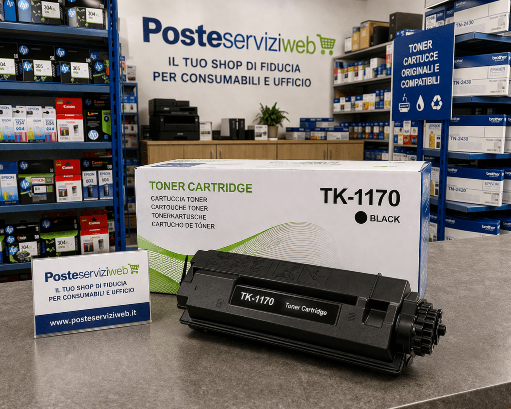 Toner Kyocera TK-1170 (Nero) – Compatibile Premium ad Alta Capacità