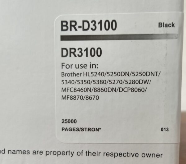 Unità Tamburo Brother DR-3100 – Compatibile Premium ad Alta Resa Unità Tamburo Brother DR-3100 – Compatibile Premium ad Alta Resa