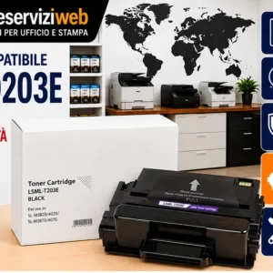 Toner Compatibile Samsung MLT-D203E SU885A Nero 10.000 Pagine per ProXpress M3820 M3870 M4020 M4070