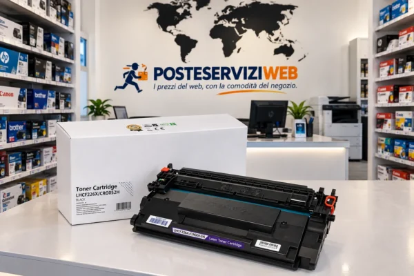 Toner Compatibile HP 26X CF226X / Canon CRG-052H – Nero, 9.000 Pagine