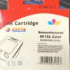 CARTUCCIA RIGENERATA PER HP 901XL COLORE PER HP J4524 J4535 J4580 J4624 J4660 J468 CC656AE 901C CAPACITA 18ML 6MLX3