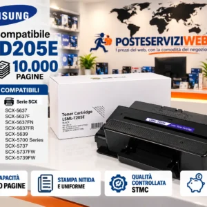 Toner Compatibile Samsung MLT-D205E Nero
