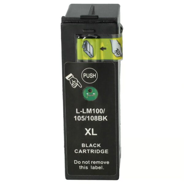 CARTUCCIA LEXMARK 100XL NERA COMPATIBILE PER LEXMARK 205 705 805 905 305 405 505 605 14N0820E CAPACITA 22ML CARTUCCIA LEXMARK 100XL NERA COMPATIBILE PER LEXMARK 205 705 805 905 305 405 505 605 14N0820E CAPACITA 22ML