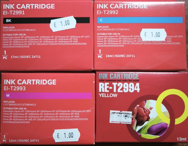 Cartucce Serie 29XL Fragola Compatibili per Epson – Nero e Colori – Alta Capacità Cartucce Serie 29XL Fragola Compatibili per Epson – Nero e Colori – Alta Capacità