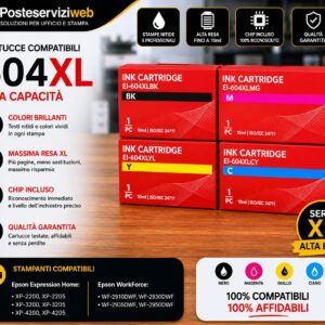 Cartucce Compatibili Premium serie Epson 604XL (Serie Ananas) 🍍🖨️
