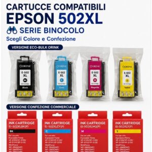 Cartucce Compatibili Epson 502XL Premium (Serie Binocolo)