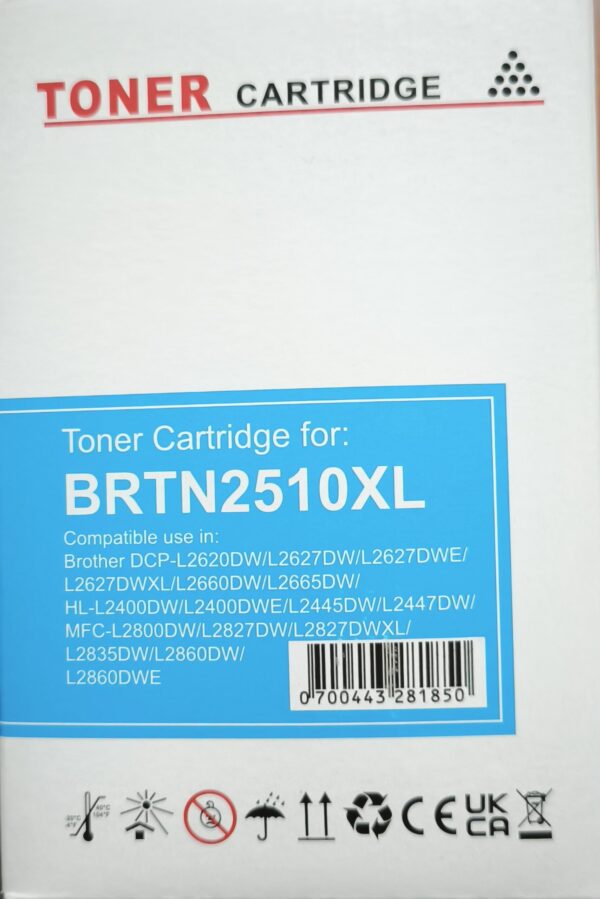 Toner Compatibili Brother TN-2510 / TN-2510XL / TN-2510XXL – Massima Resa, Zero Incompatibilità Toner Compatibili Brother TN-2510 / TN-2510XL / TN-2510XXL – Massima Resa, Zero Incompatibilità
