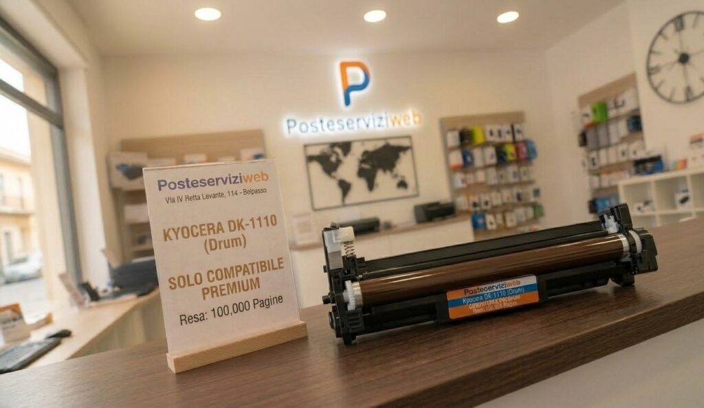Tamburo Kyocera DK-1110 – Unità Fotosensibile Compatibile Premium