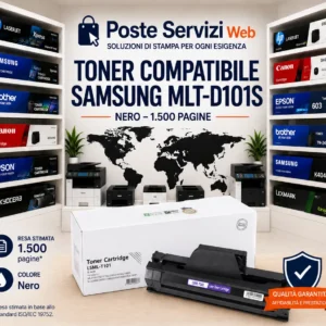 Toner Compatibile Samsung MLT-D101S Nero – 1.500 Pagine