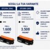 Toner Compatibile HP 30A / 30X (CF230A / CF230X) e Canon CRG-051 / 051H Toner Compatibile HP 30A / 30X (CF230A / CF230X) e Canon CRG-051 / 051H
