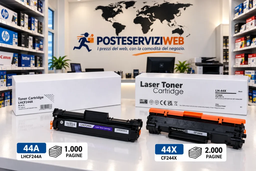 NEGOZIO 7 Toner Compatibile HP 44A CF244A / 44X CF244X
