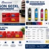 Cartucce Compatibili Epson 603XL XL Nero, Ciano, Magenta e Giallo
