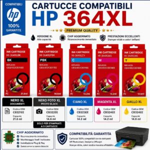 Cartucce Compatibili HP 364XL Premium