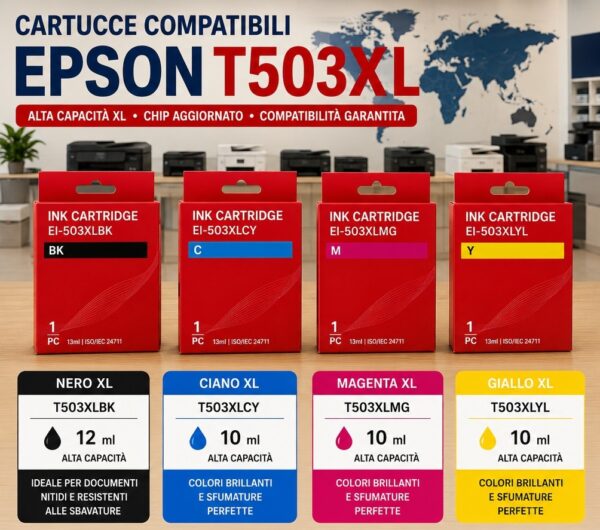 Cartucce Compatibili Epson T503XL Premium (Serie Peperoncino) Cartucce Compatibili Epson T503XL Premium (Serie Peperoncino)
