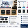 Cartucce Compatibili Canon PGI-1500XL BK / C / M / Y