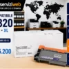 TN2320 Toner Compatibile Brother TN2320 Nero con Varianti Standard e XL per HL-L2300 DCP-L2500 MFC-L2700