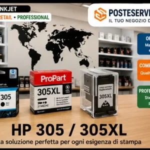 Cartucce HP 305 e HP 305XL Originali e Compatibili per Stampanti HP DeskJet ed Envy