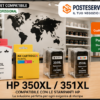 1 Cartucce HP 350XL e 351XL compatibili Retail e Professional