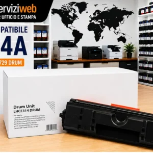 Tamburo Compatibile HP CE314A 126A Canon CRG729 Drum per HP Color LaserJet e Canon i-SENSYS