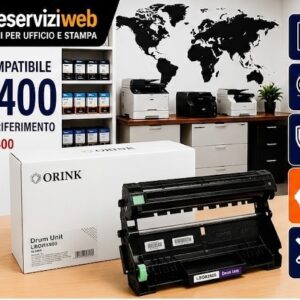 Tamburo compatibile Brother DR-3400 – Nero – fino a 30.000 pagine