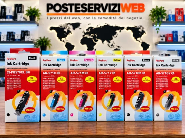 Cartucce Compatibili Canon PGI-570 CLI-571