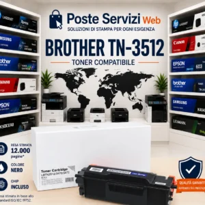 Toner Compatibile Brother TN-3512 Nero – 12.000 Pagine