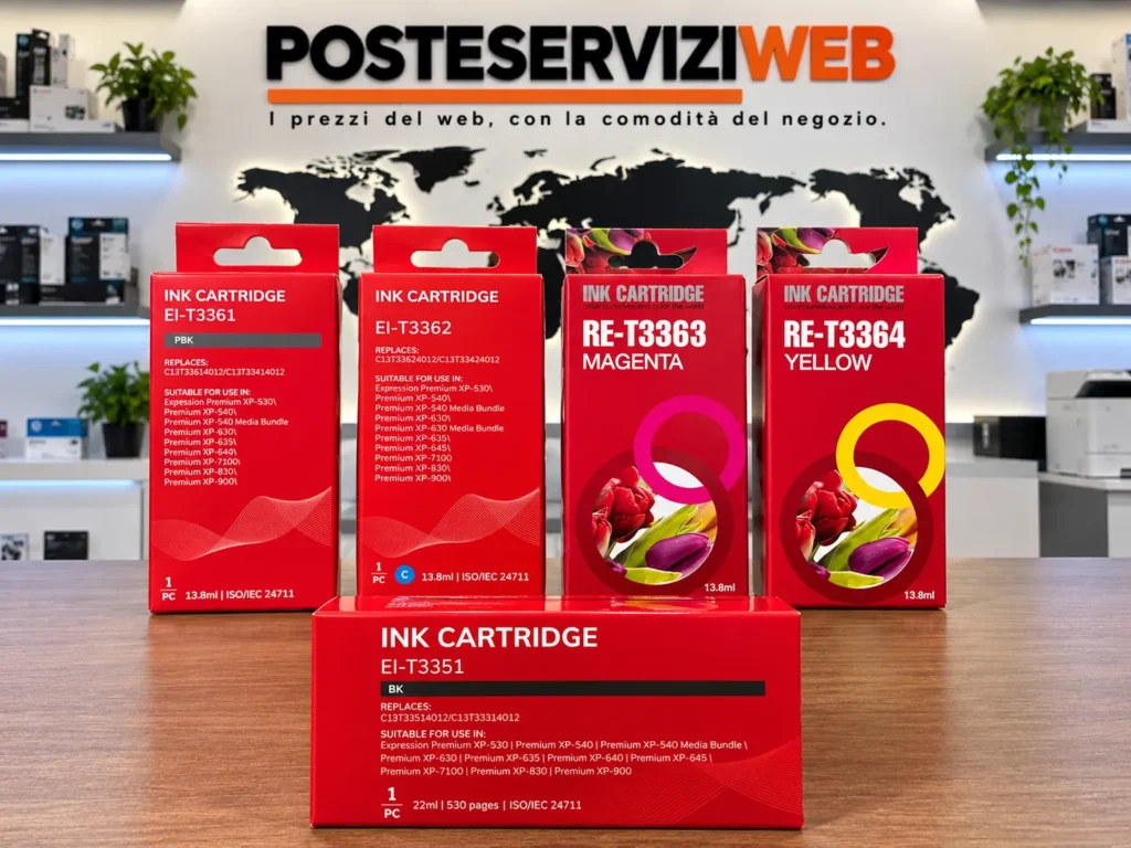 NEGOZIO 14 🖨️ Cartucce Compatibili Epson T3351 / T3361 / T3362 / T3363 / T3364